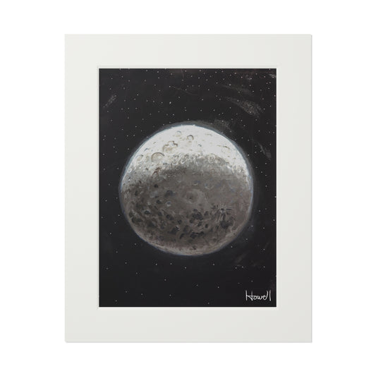 Moon - Matted Fine Art Print