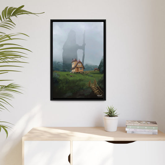 Ancestor - Framed Giclée Canvas Print