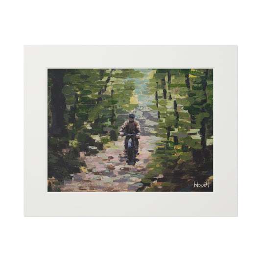 Quiet Ride II - Matted Fine Art Print