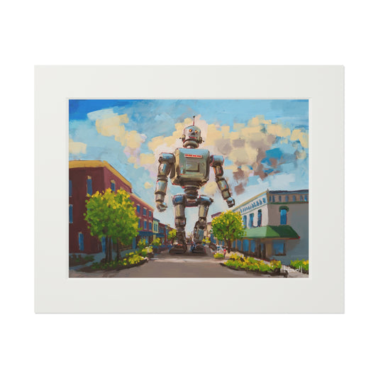 Rogers Robot - Fine Art Matted Print
