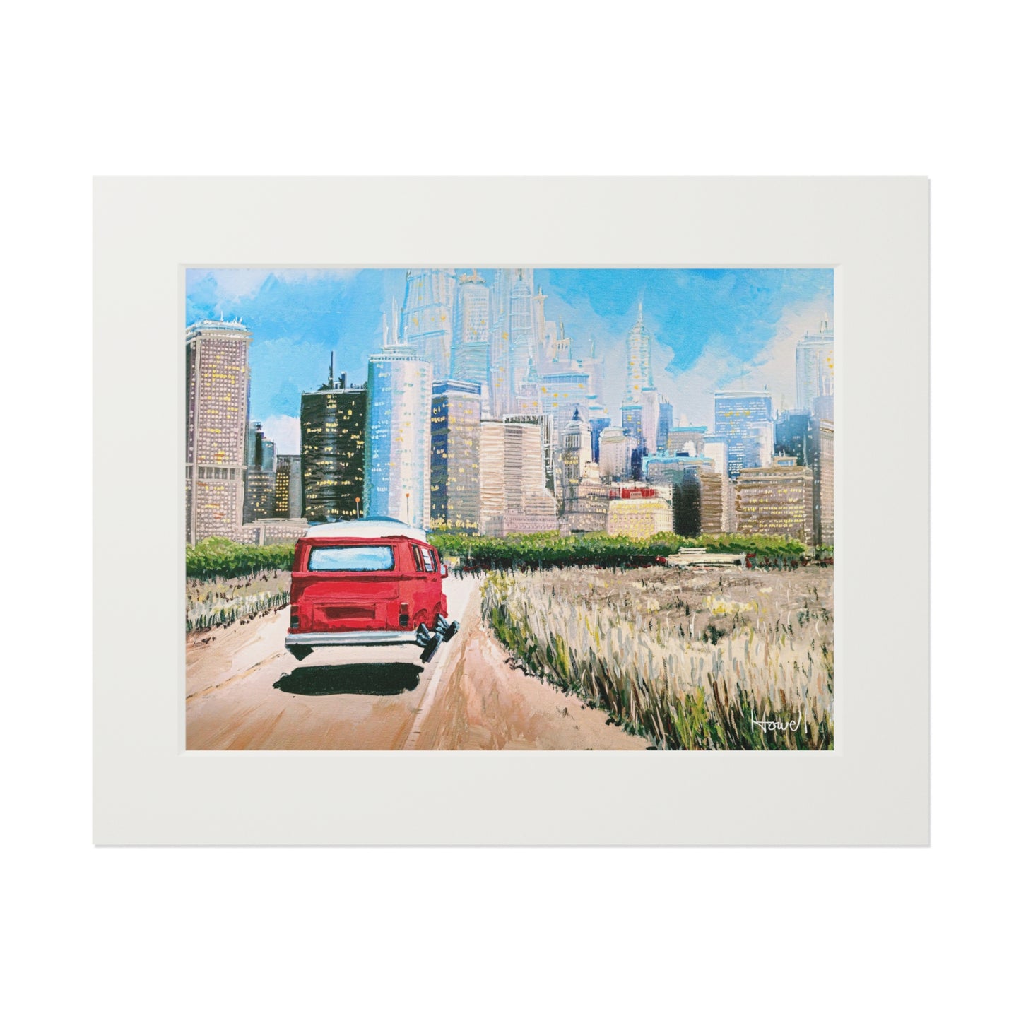 Road Trip - Matted Fine Art Print