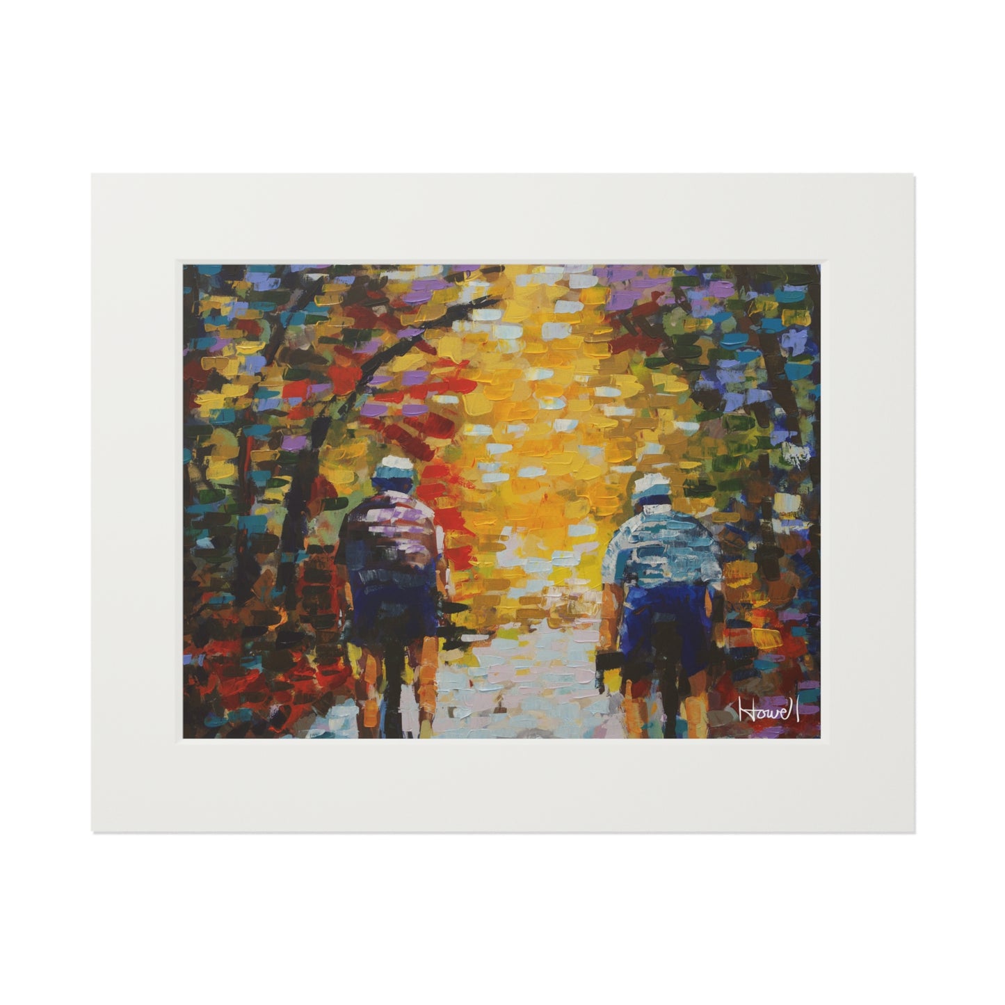 Color Ride II - Matted Fine Art Print