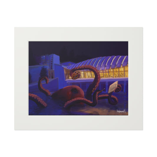 Crystal Bridges Kraken - Matted Fine Art Print