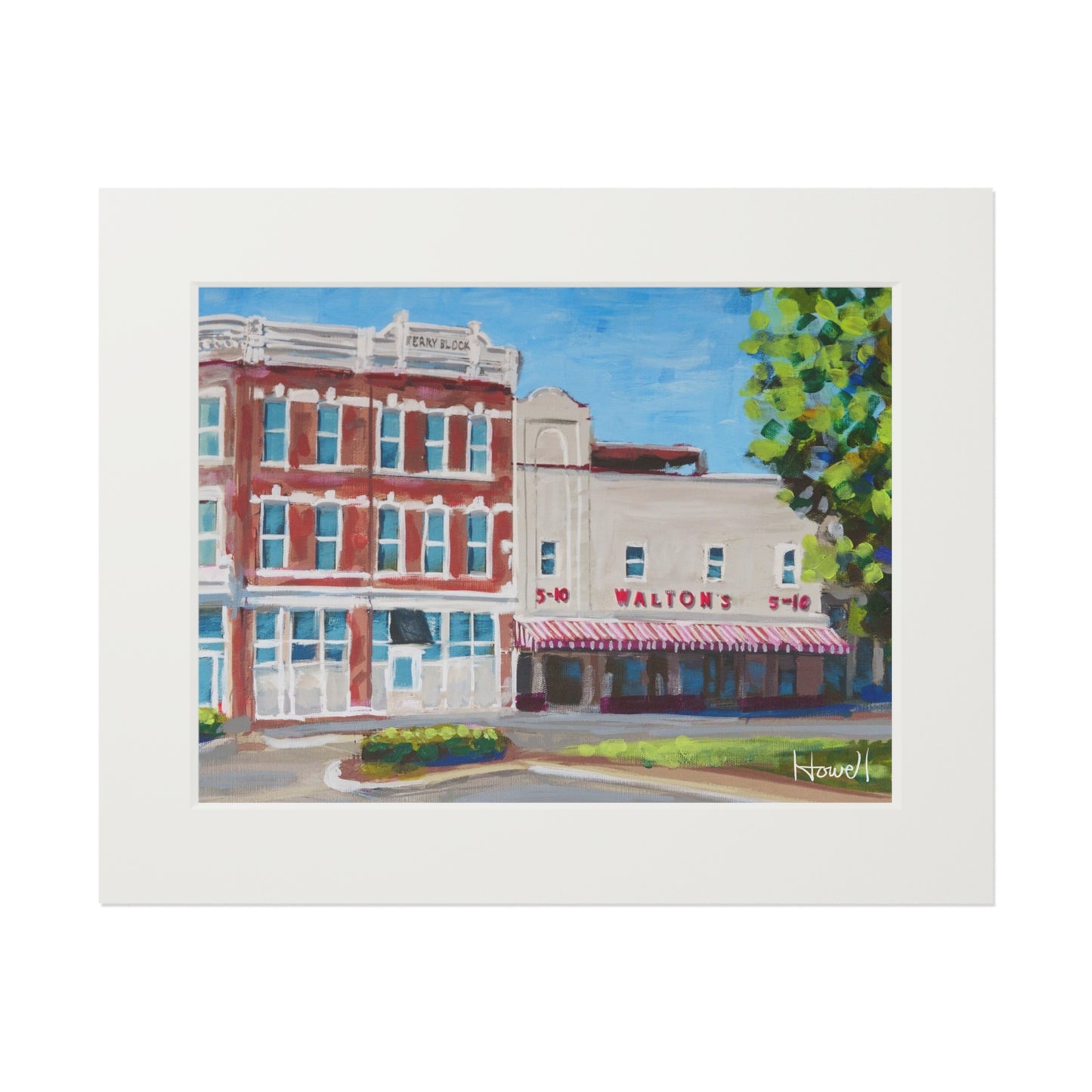 Walton 5 & Dime - Matted Fine Art Print