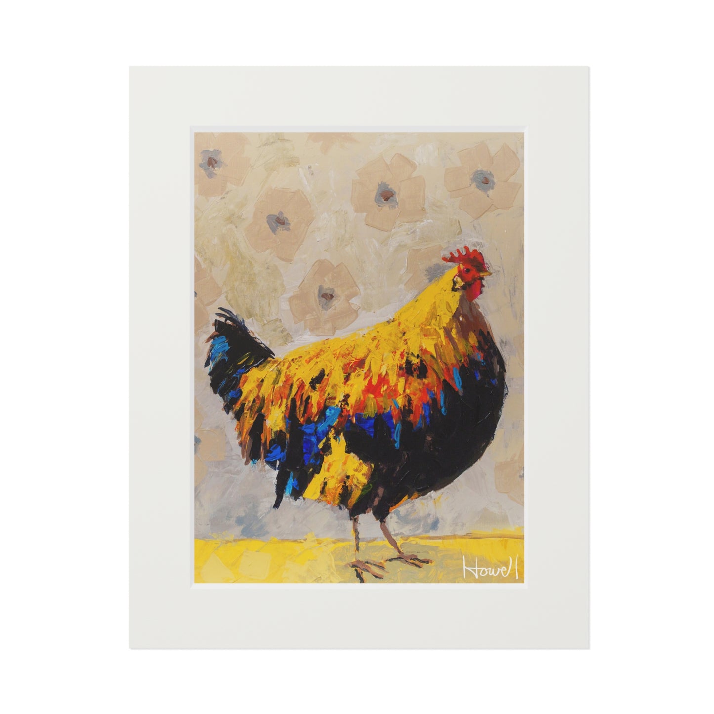 Poppy Cock - Matted Fine Art Print