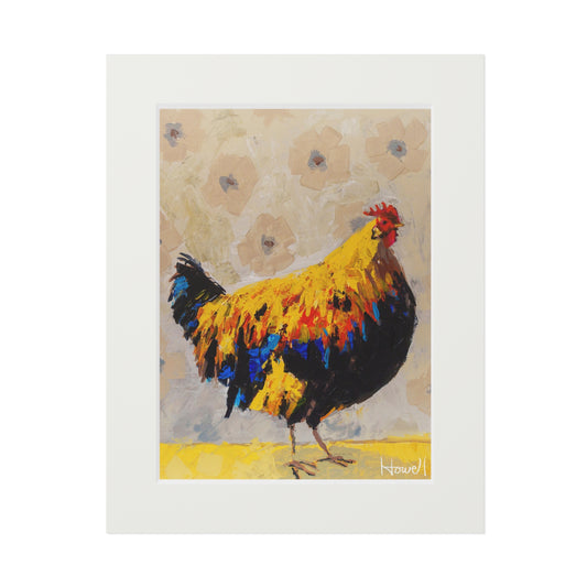 Poppy Cock - Matted Fine Art Print