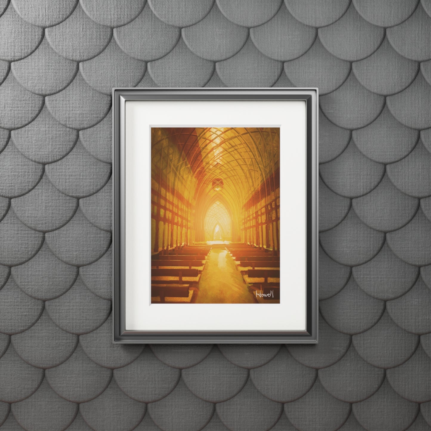 Golden Cooper - Matted Fine Art Print
