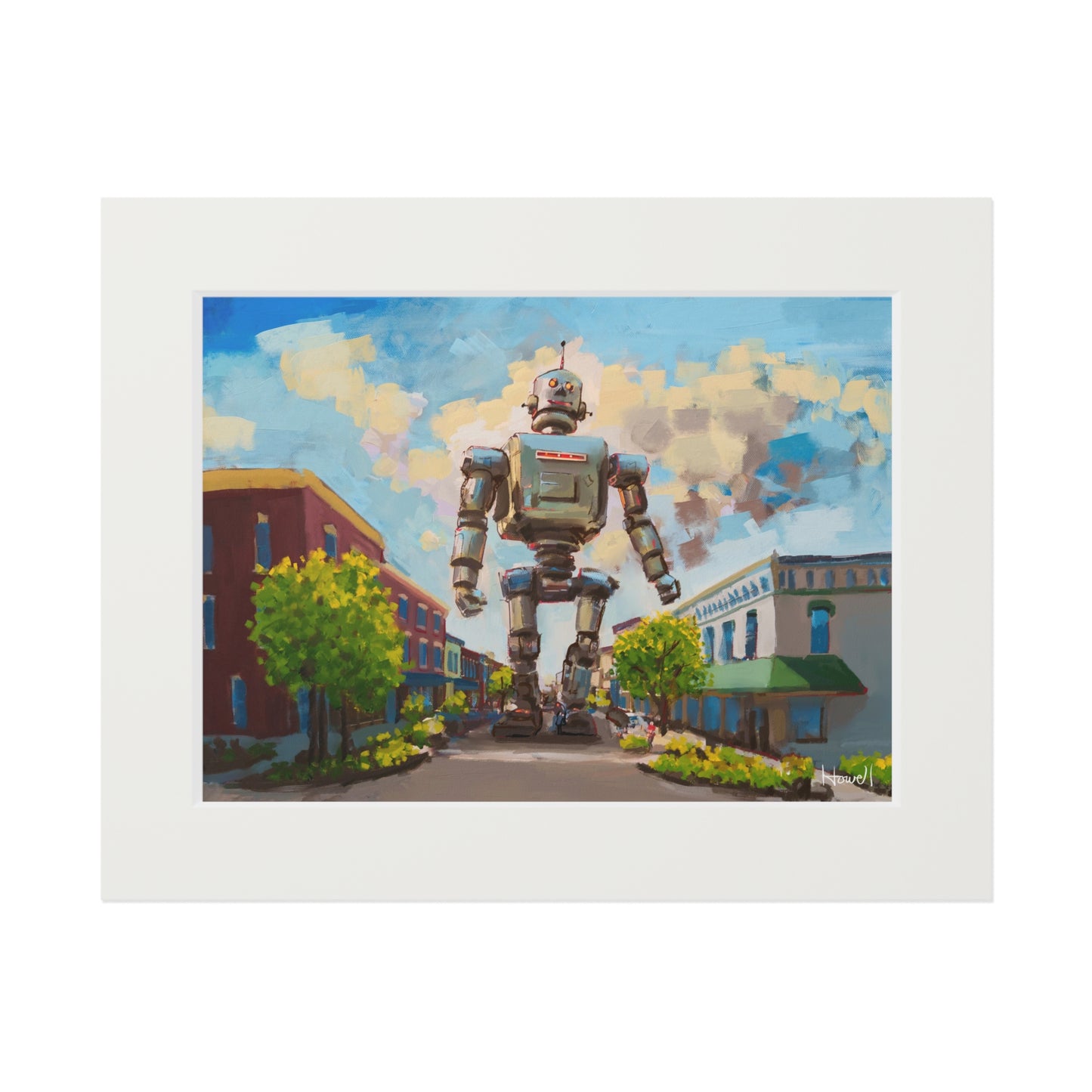 Rogers Robot - Fine Art Matted Print