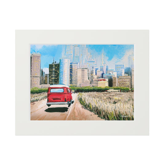 Road Trip - Matted Fine Art Print