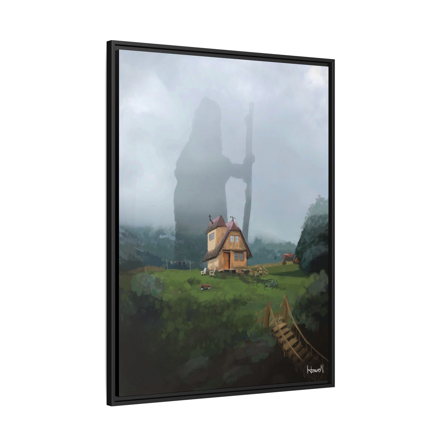 Ancestor - Framed Giclée Canvas Print