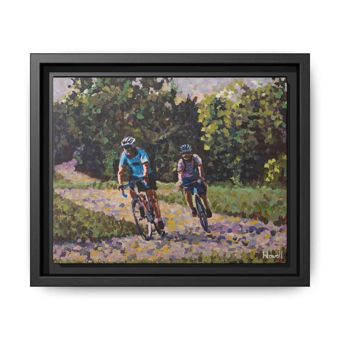 Razorback Greenway - Framed Giclée Canvas Print