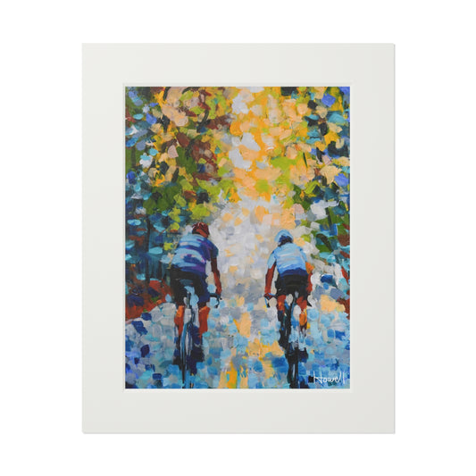 Morning Ride - Matted Fine Art Print