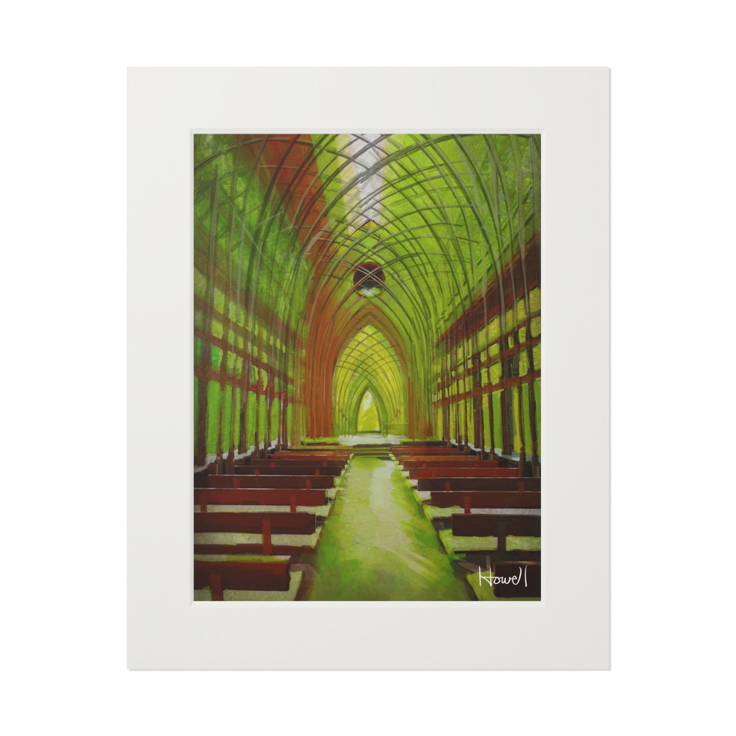 Mildred Cooper Chapel - Matted Fine Art Print