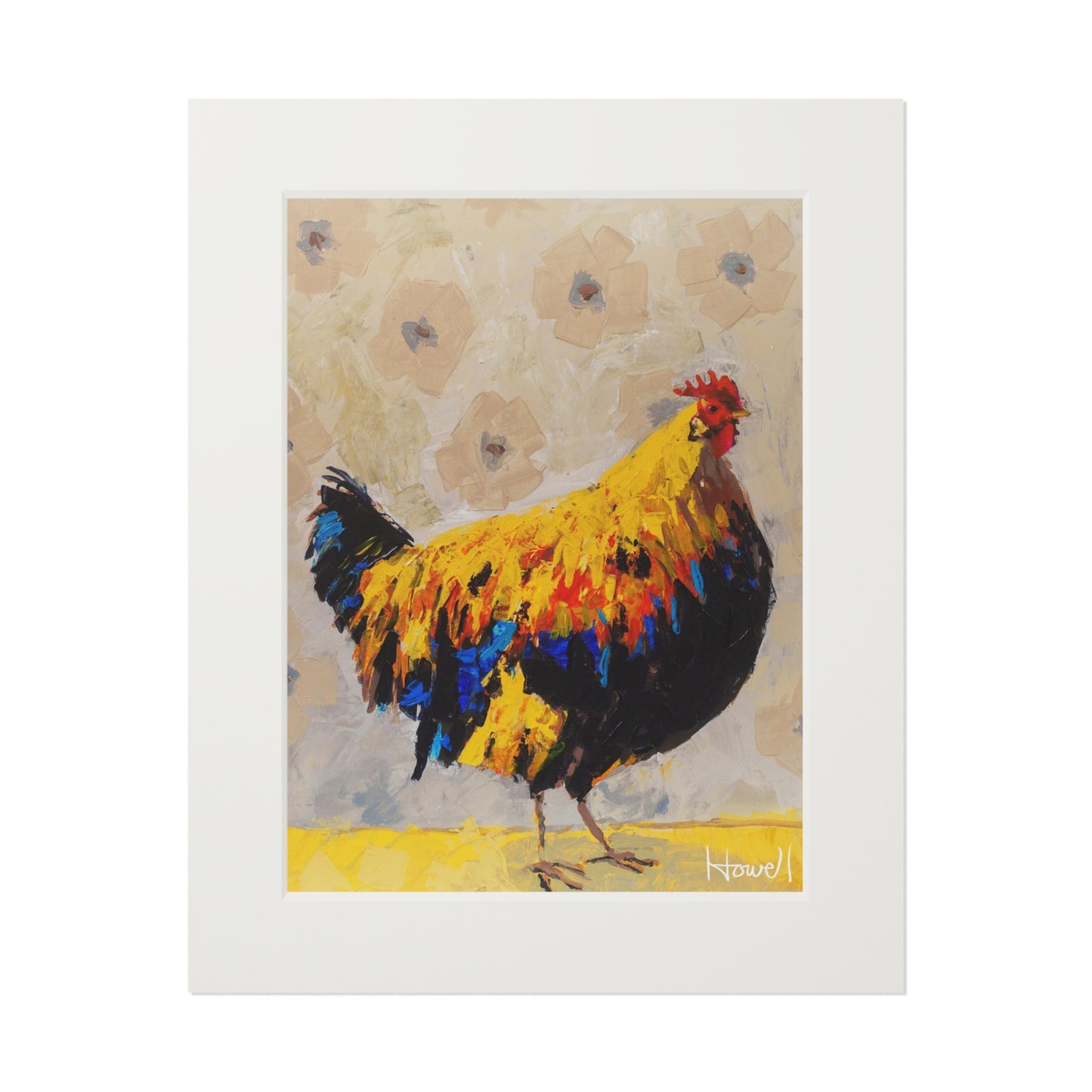 Poppy Cock - Matted Fine Art Print