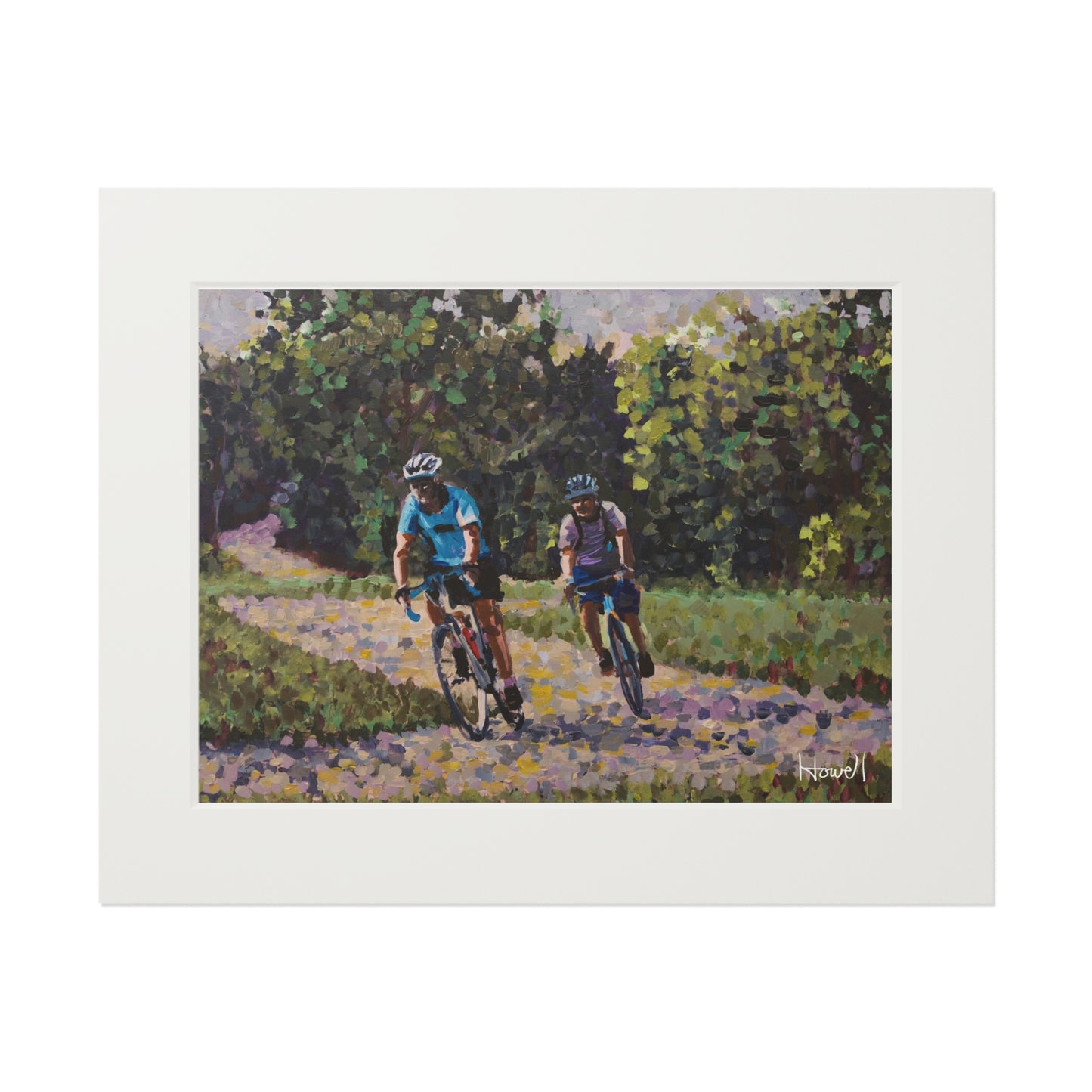 Razorback Greenway - Matted Fine Art Print