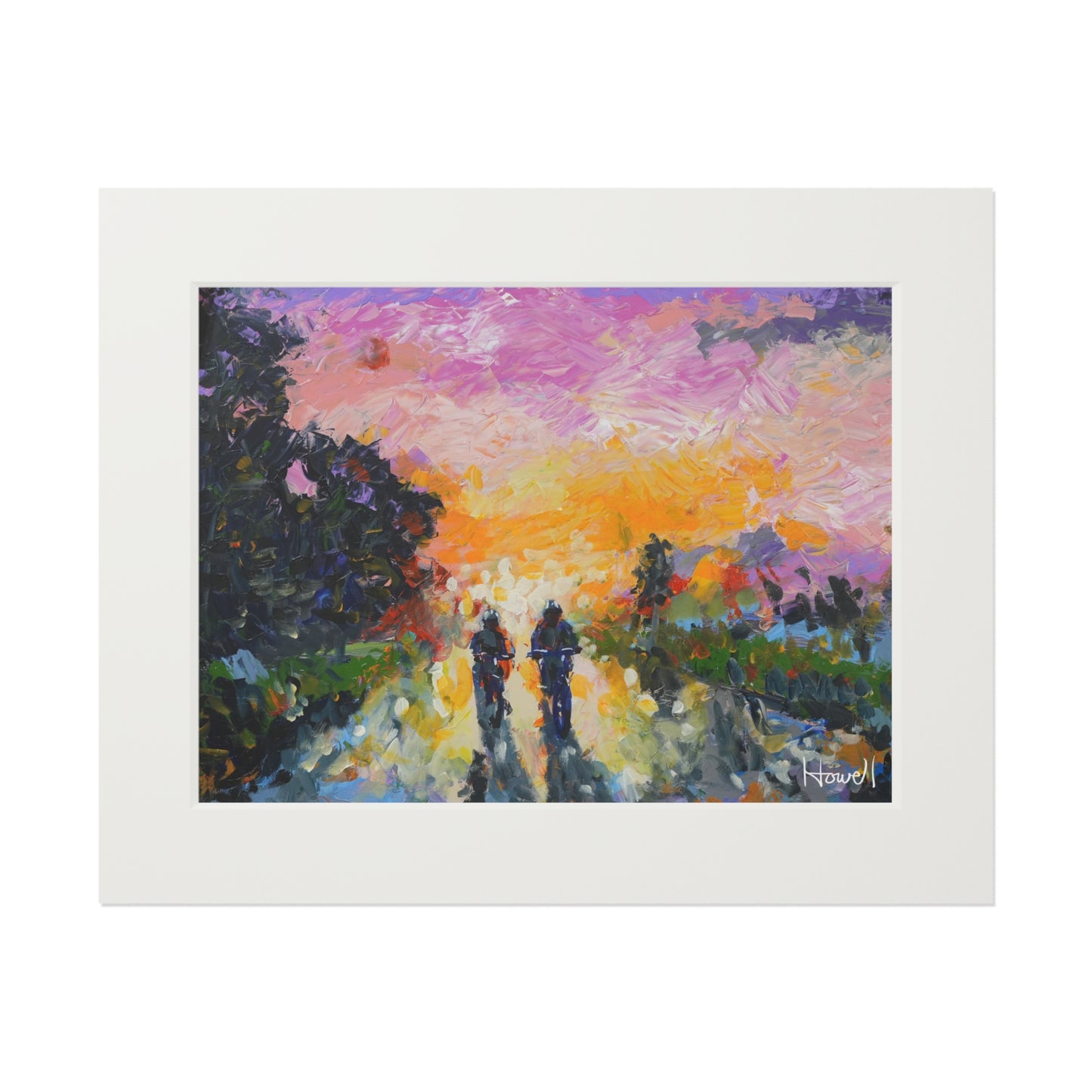 Twilight Ride - Matted Fine Art Print