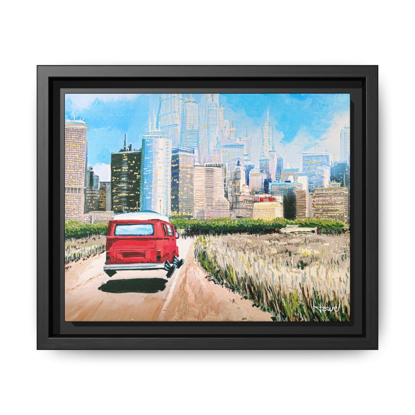 Road Trip - Framed Giclée Canvas Print