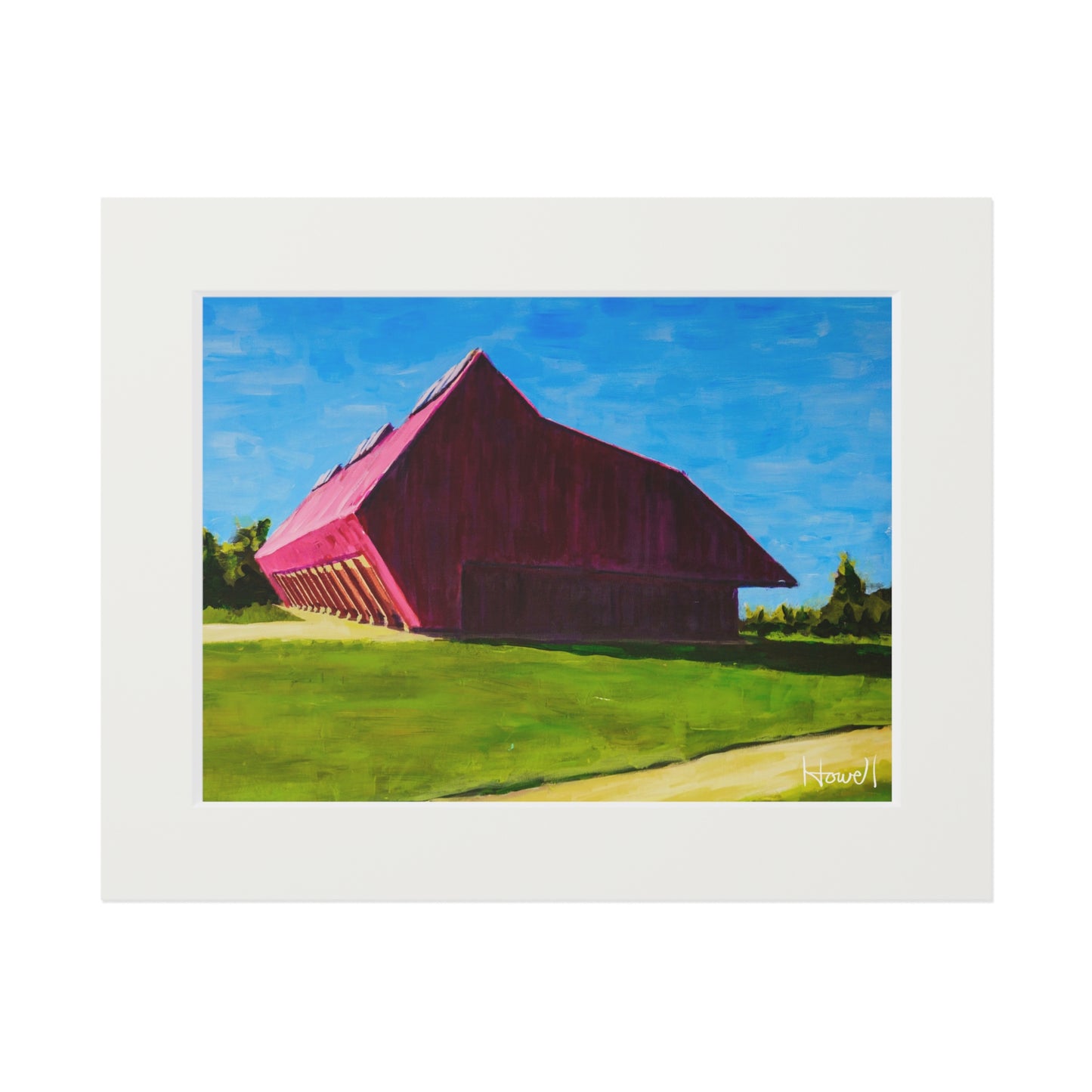 Thaden Barn - Matted Fine Art Print