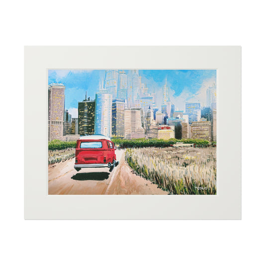 Road Trip - Matted Fine Art Print