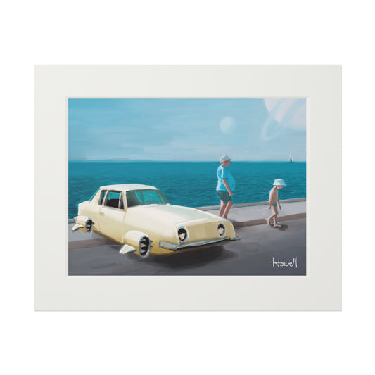 Boardwalk - Matted Fine Art Print