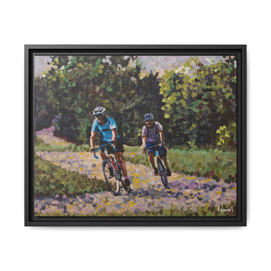 Razorback Greenway - Framed Giclée Canvas Print
