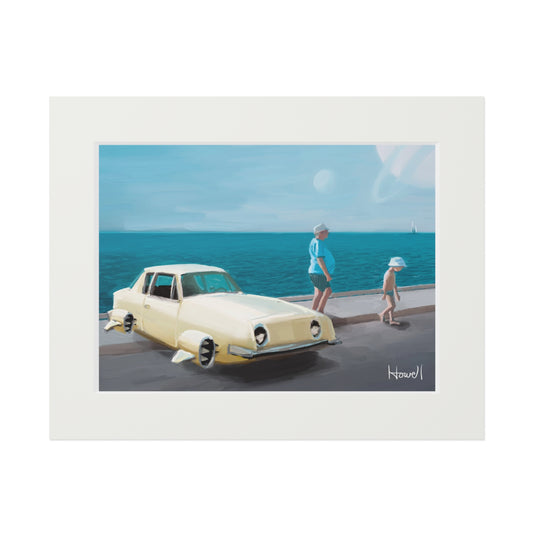 Boardwalk - Matted Fine Art Print