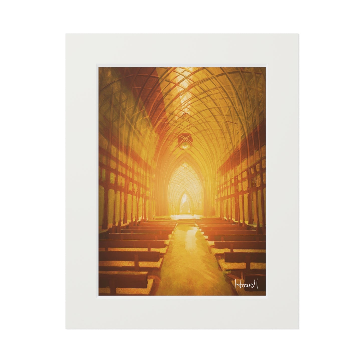 Golden Cooper - Matted Fine Art Print