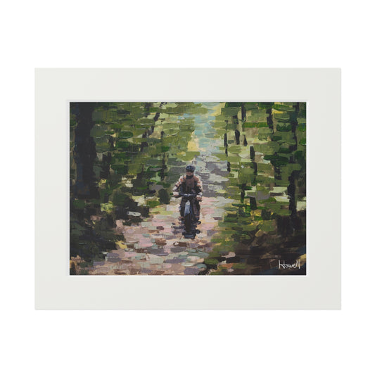 Quiet Ride II - Matted Fine Art Print