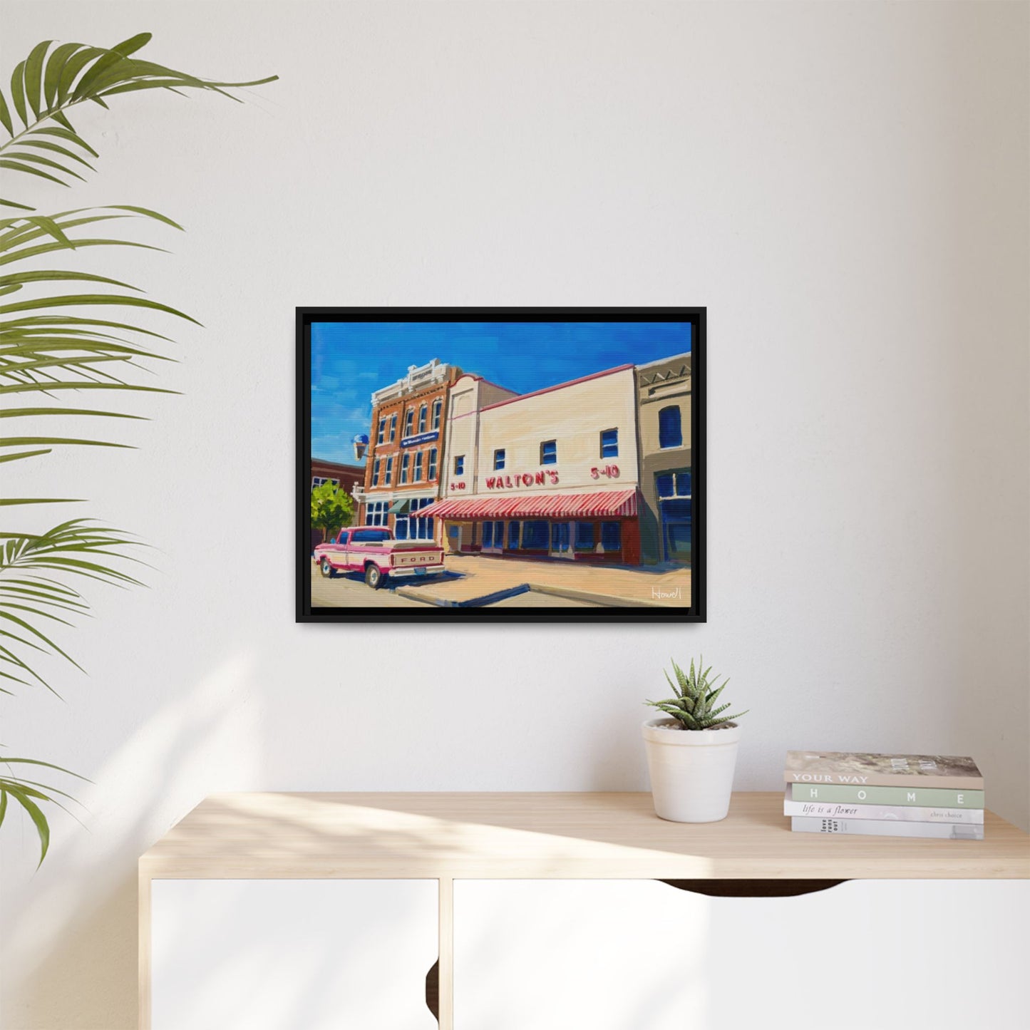 Walton's 5 & Dime - Framed Giclée Canvas Print