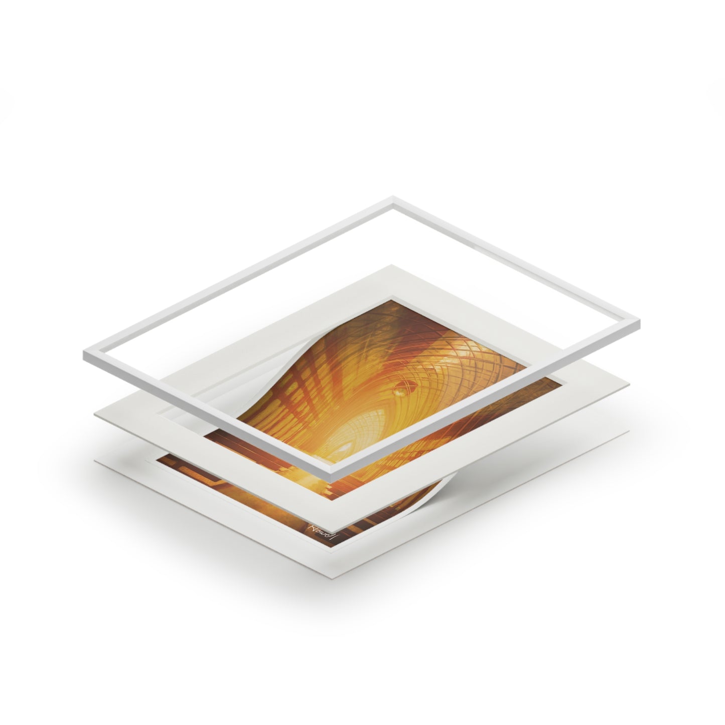 Golden Cooper - Matted Fine Art Print