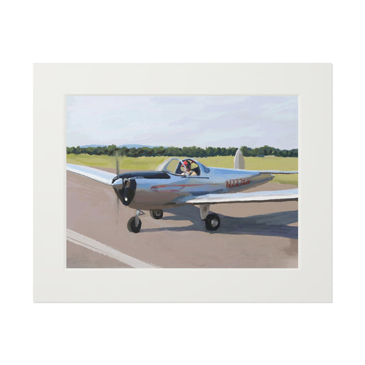 Ercoupe 415-C - Matted Fine Art Print