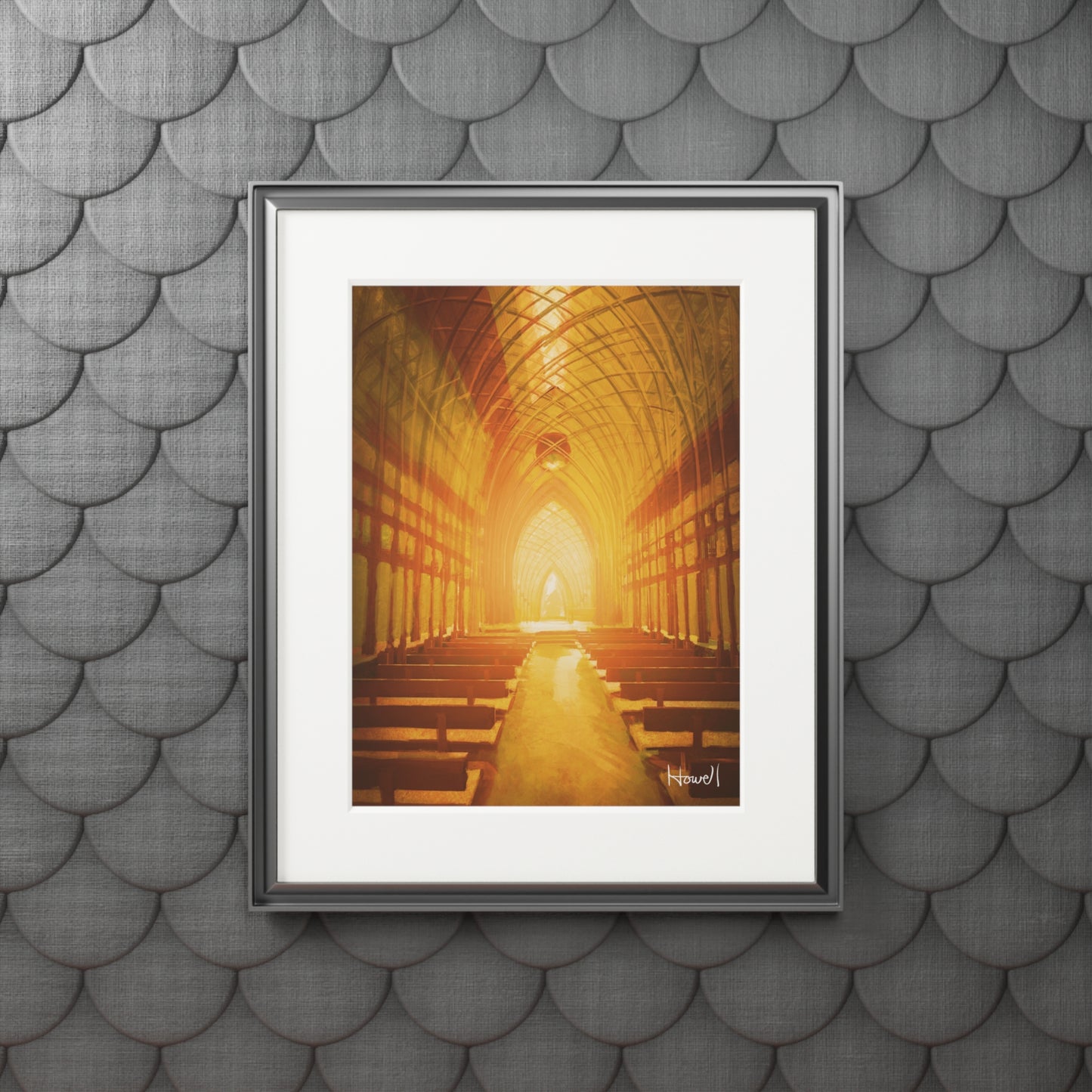 Golden Cooper - Matted Fine Art Print