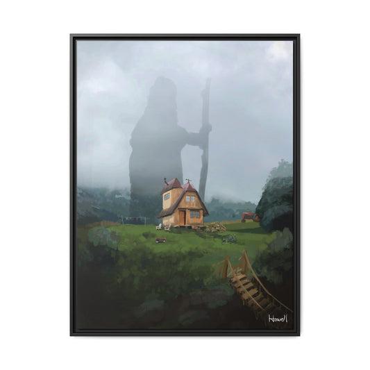 Ancestor - Framed Giclée Canvas Print