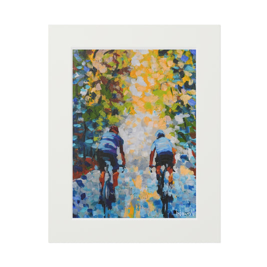 Morning Ride - Matted Fine Art Print