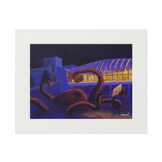 Crystal Bridges Kraken - Matted Fine Art Print