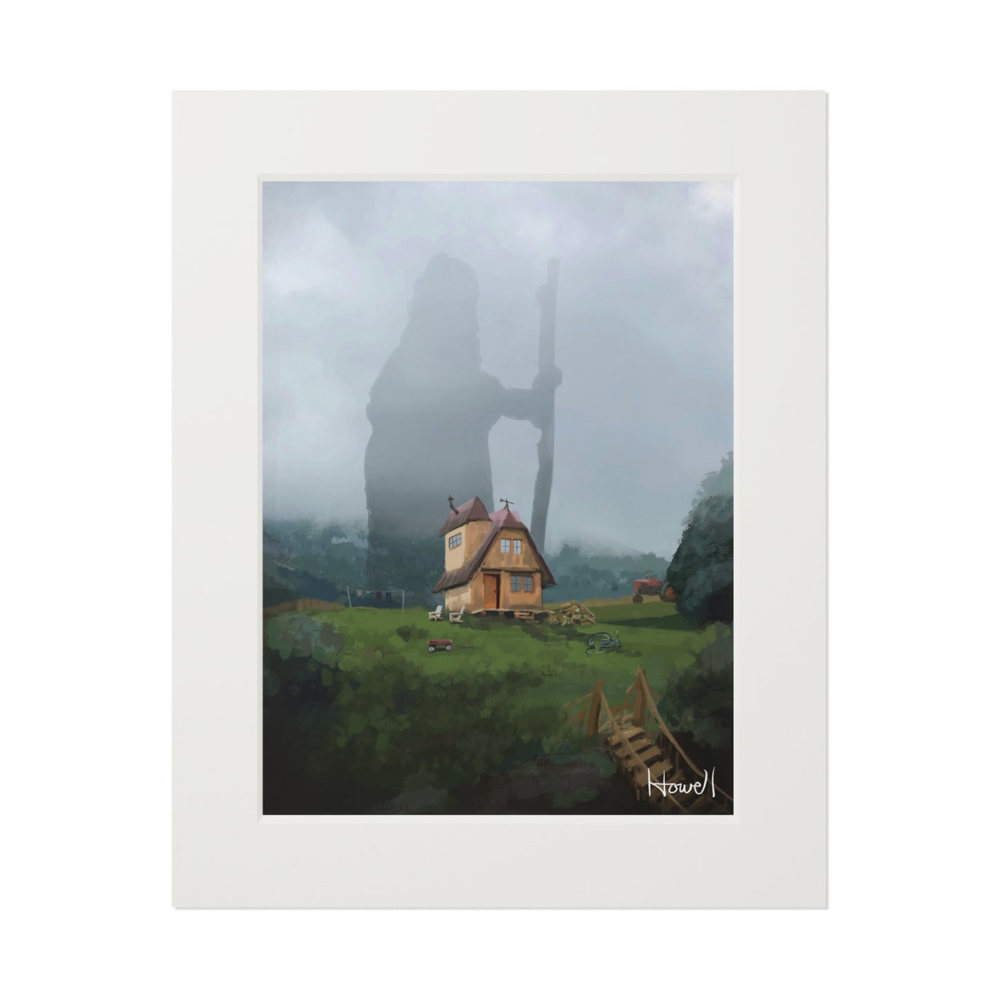 Ancestor - Matted Fine Art Print