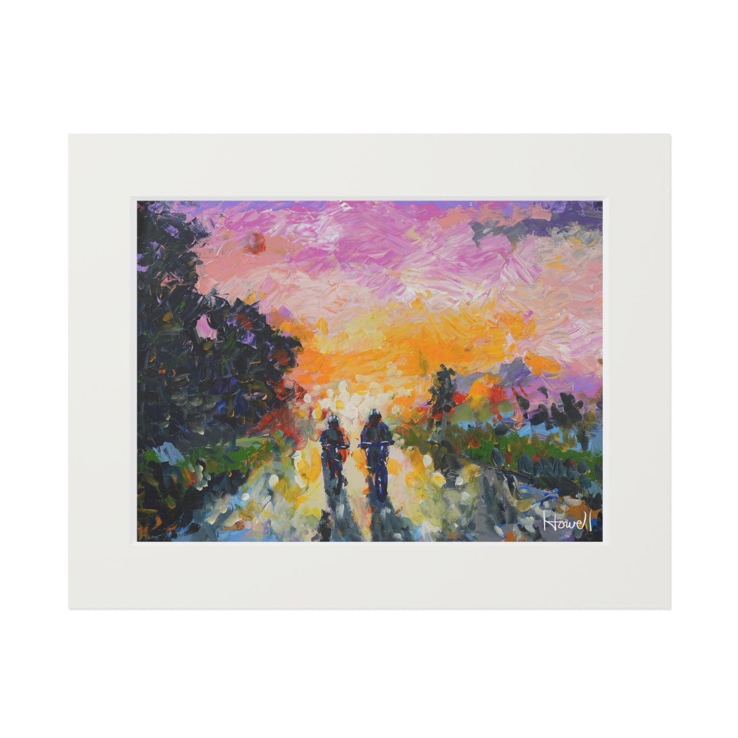 Twilight Ride - Matted Fine Art Print